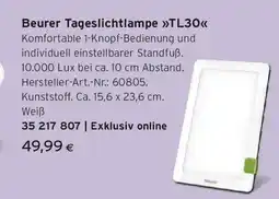 Tchibo Eduscho Beurer Tageslichtlampe TL30 Angebot