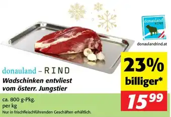 Nah&Frisch Wadschinken entvliest vom österr. Jungstier Angebot