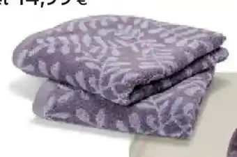 Tchibo Eduscho 2 Jacquard-Handtücher Angebot