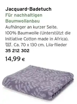Tchibo Eduscho Jacquard-Badetuch Angebot