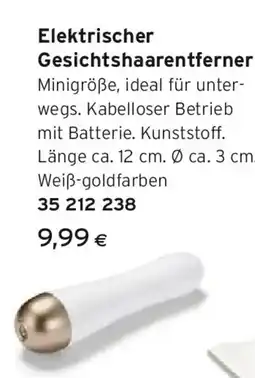 Tchibo Eduscho Elektrischer Gesichtshaarentferner Angebot