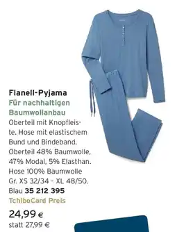 Tchibo Eduscho Flanell-Pyjama-Set Angebot