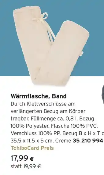 Tchibo Eduscho Band-Wärmflasche Angebot