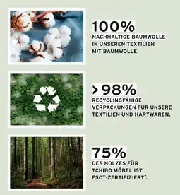 Tchibo Eduscho Nachhaltige baumwolle in unseren textilien mit baumwolle. Angebot