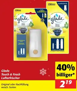 Nah&Frisch Glade Touch & Fresh Lufterfrischer Angebot