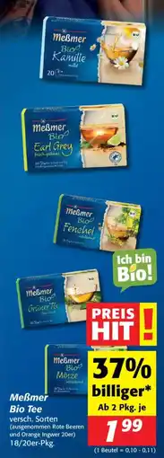 Nah&Frisch Meßmer Bio Tee Angebot