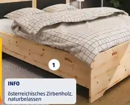 Hofer Zirbenbett Angebot