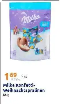 Action Milka Konfetti-Weihnachtspralinen Angebot
