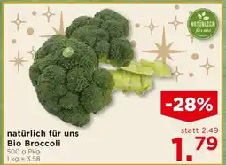 Unimarkt natürlich für uns Bio Broccoli Angebot