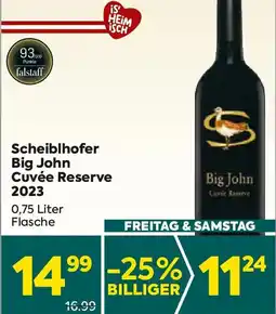 Billa Scheiblhofer Big John Cuvée Reserve Angebot