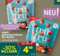 Billa trüfrü gefrorene Früchte Angebot