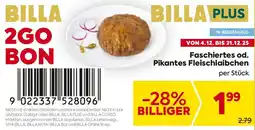 Billa Faschiertes od. Pikantes Fleischlaibchen Angebot