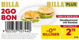 Billa Goudasemmel mit Gemüse Angebot