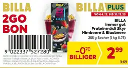 Billa Billa immer gut proteinmüsli skyr himbeere & blaubeere Angebot