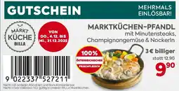 Billa Marktküchen-pfandl Angebot