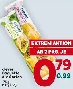 Billa Clever baguette div. sorten Angebot