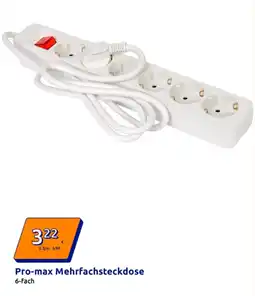 Action Pro-max Mehrfachsteckdose 6-fach Angebot