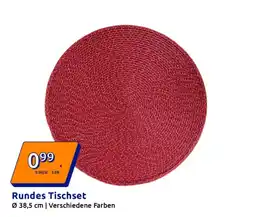 Action Rundes Tischset Angebot