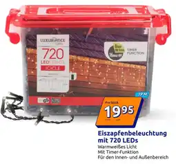 Action Eiszapfenbeleuchtung mit 720 LEDs Angebot