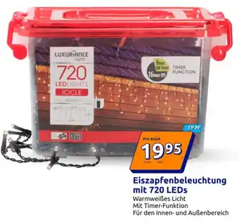 Action Eiszapfenbeleuchtung mit 720 LEDs Angebot