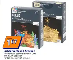 Action Lichterkette mit Sternen Angebot