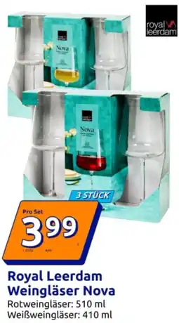 Action Royal Leerdam Weingläser Nova Angebot