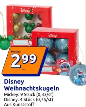 Disney Weihnachtskugeln
