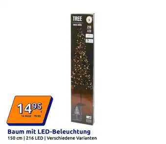 Action Baum mit LED-Beleuchtung Angebot
