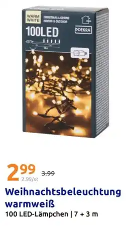 Action Weihnachtsbeleuchtung warmweiß Angebot