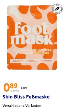 Action Skin Bliss Fuẞmaske Angebot