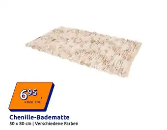 Action Chenille-Badematte Angebot