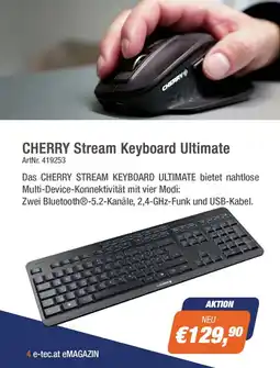 e-tec CHERRY Stream Keyboard Ultimate Angebot
