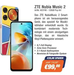 e-tec ZTE Nubia Music 2 Angebot