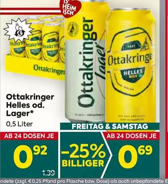 Ottakringer Helles od. Lager
