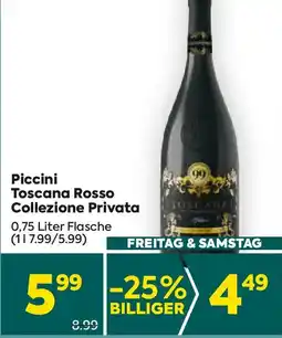 Billa Piccini Toscana Rosso Collezione Privata Angebot