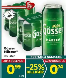 Billa Gösser Märzen Angebot
