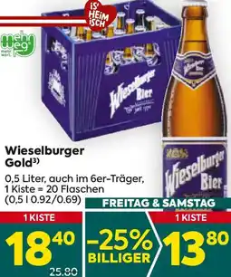Billa Wieselburger Gold³) Angebot