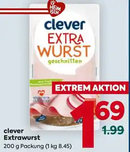 Billa Clever extra wurst Angebot