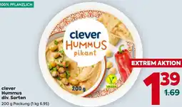 Billa clever Hummus Angebot
