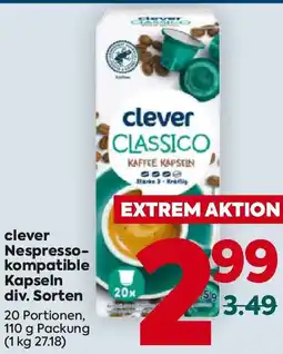 Billa clever Nespresso- kompatible Kapseln Angebot