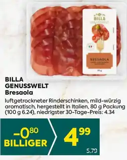 Billa Billa genusswelt bresaola Angebot