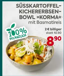 Billa SÜSSKARTOFFEL KICHERERBSEN- BOWL KORMA Angebot