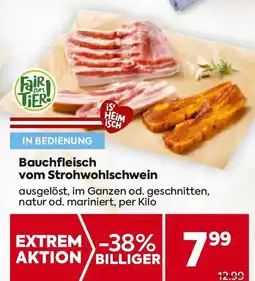 Billa Bauchfleisch vom Strohwohlschwein Angebot