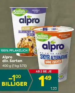 Billa Alpro Angebot
