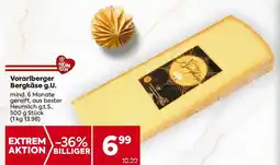 Billa Vorarlberger Bergkäse g.U. Angebot