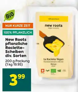 Billa New Roots pflanzliche Raclette- Scheiben Angebot