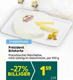Billa Président Brietorte Angebot
