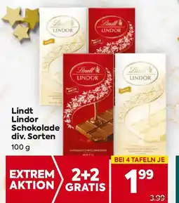Billa Lindt Lindor Schokolade Angebot