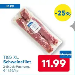 T&G T&G XL Schweinefilet Angebot