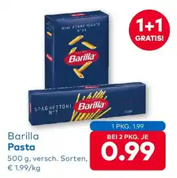 T&G Barilla Pasta Angebot